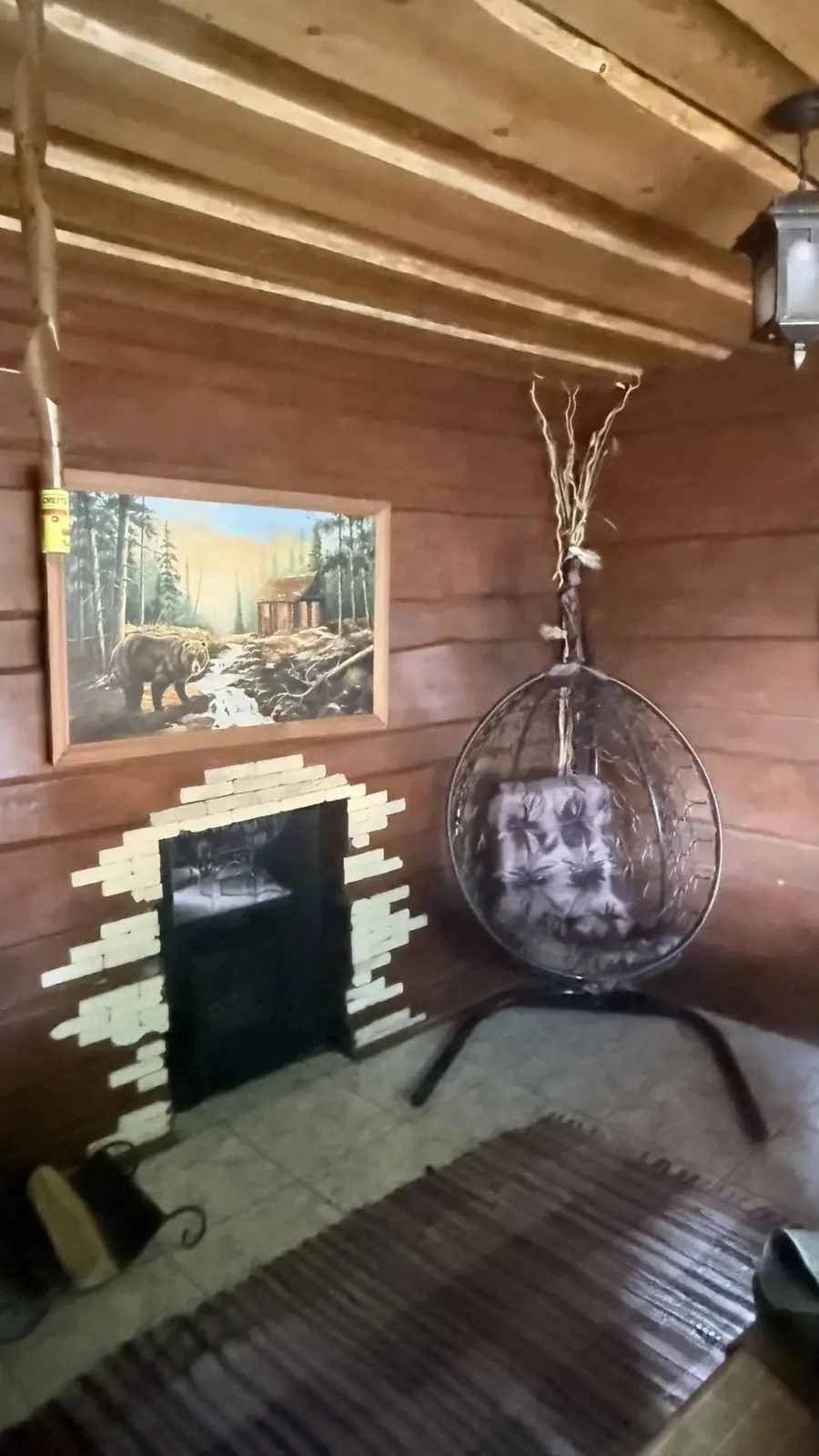 Уголок отдыха у печи